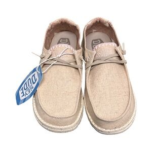 Hey Dude Wendy Woven Stitch Shoes Women’s 7 Dusty Pink NWT❗️